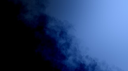 青色の煙の美しい背景/グラフィック/デザイン/サムネイル/テクスチャ/素材/雲