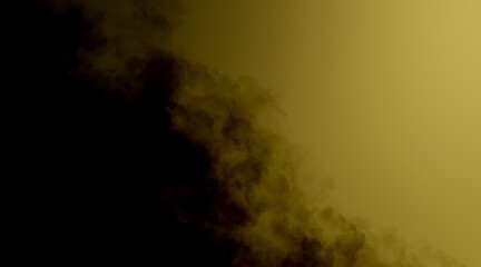 黄色の煙の美しい背景/グラフィック/デザイン/サムネイル/テクスチャ/素材/雲