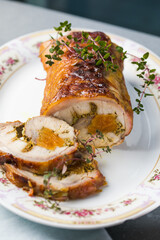 Homemade Porchetta, Italian roast pork