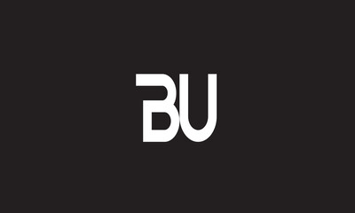 BU, UB, U, B Abstract Letters Logo Monogram