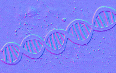 Molecule of DNA, 3D illustration