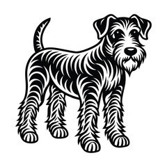 Airedale�Terrier graphic vector EPS