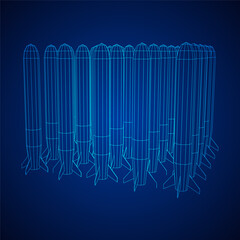 Ballistic Missile, Hypersonic Rocket, Bomb