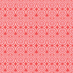 seamless pattern with hearts