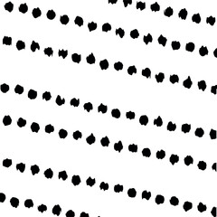 Diagonal rows of spots distorted along the edges