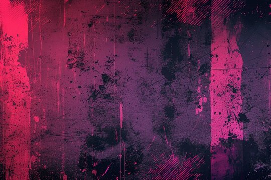 Dive into the energetic nostalgia of grunge aesthetics with this vintage neon pink and purple trendy texture. Tailored for extreme sportswear