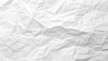 White clean crumpled paper