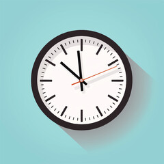 Clock icon illustration vector