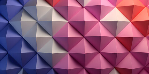 Abstract background with triangles 3d rendering 