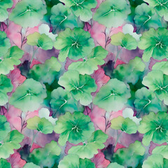seamless watercolor wallpaper with flowers