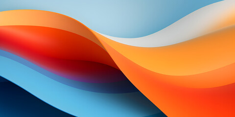 Colorful Abstract Wave Background