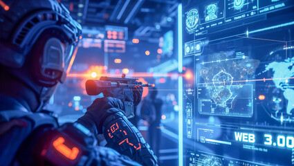 Illuminated and imaginative representation of war in Web 3.0 in the form of a computer game egoshooter