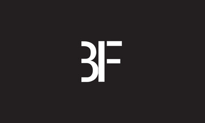 BF, FB, F, B Abstract Letters Logo Monogram	 - obrazy, fototapety, plakaty