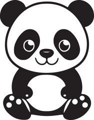 panda bear vector