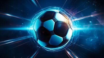 Naklejka premium super bowl background, american football banner