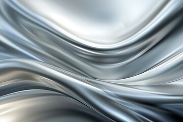 Shiny elegant silver wave abstract background. 