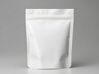 3D blank Coffee Pouch mockup with isolated background