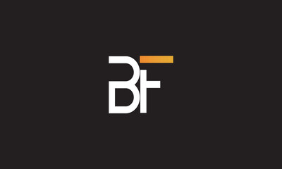 BF, FB, F, B Abstract Letters Logo Monogram	 - obrazy, fototapety, plakaty