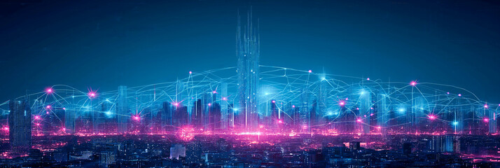 Obraz premium Cloud computing or connect diagram technology, Data storage, service, synchronize, online, financial, Connectivity global, smart city.