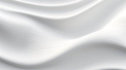 Fototapeta premium a white, wavy background, ceramic, accurate topography, soft-edged