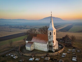 Old church in Transylvania, Romania