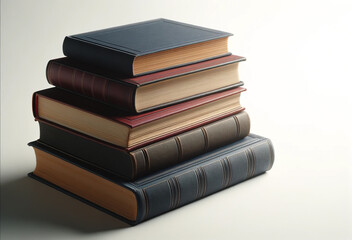 Stack of Books, Multiple Books Arranged Vertically on Top of Each Other