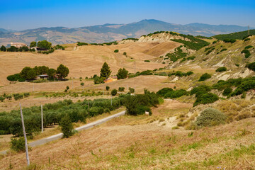 Calanques of Aliano, in Matera province, Italy