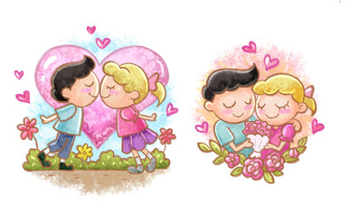 Valentine’s day couple cute love 
