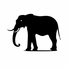 elephant silhouette vector