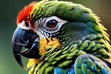 Ein Papageiportrait - Ki generiert