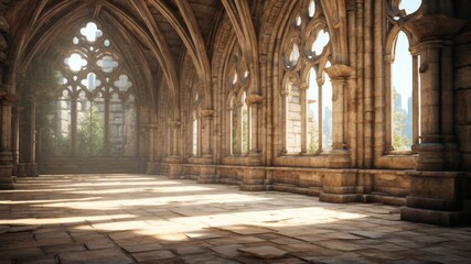 Fototapeta premium a medieval monastery