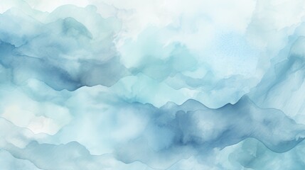 spectacular aerial view. abstract watercolor background with majestic big waves. ideal for oceanic design inspirations - obrazy, fototapety, plakaty