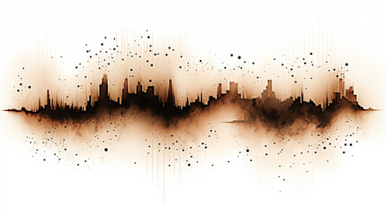 black and brown city background with splashes