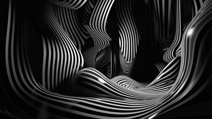 Background of black and white stripes. Striped world for modern design