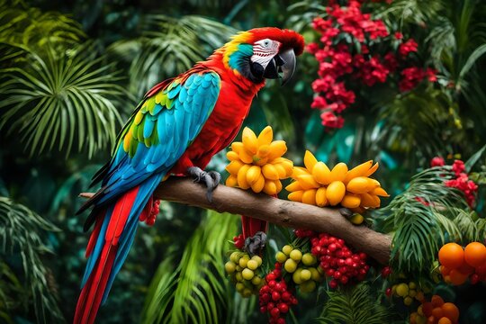 Vibrant Summer Parrot Add a burst of tropical color to your projects with our vibrant summer parrot stock images on Adobe Stock. From radiant feathers to playful antics, our high-quality visuals -