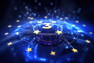 China's 5g technology in the EU concept.