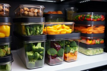 Optimize weekly meals using storage containers. Generative AI