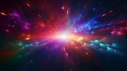 Glowing shiny line effect vector background, technology line background and light effect, 3D rendering