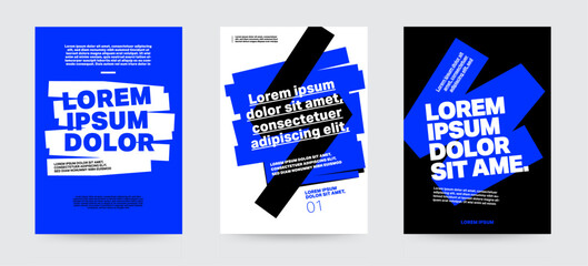 Vector template layout design. graphic design concept highlighter marker for poster, banner, event, printed or any business related.