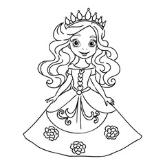 Little Princess Coloring page for kids