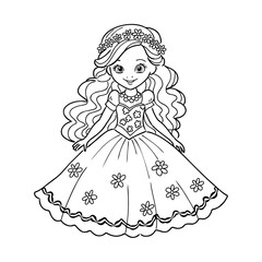 Little Princess Coloring page for kids