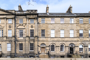 Fototapeta na wymiar The Elegant Georgian House in Historic Edinburgh