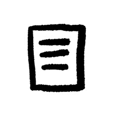 document icon,cartoon style