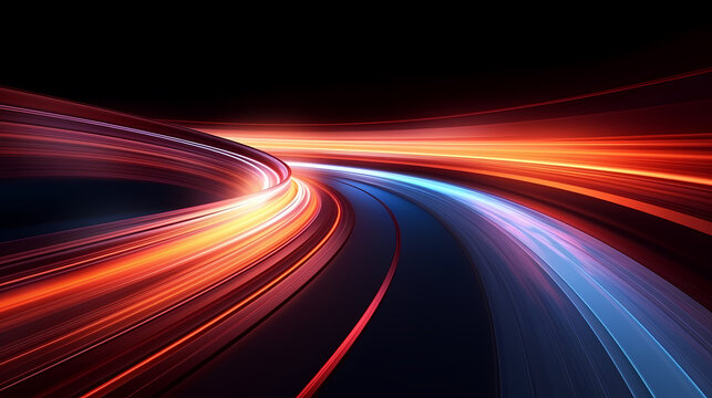 Future technology lines background, abstract future technology background