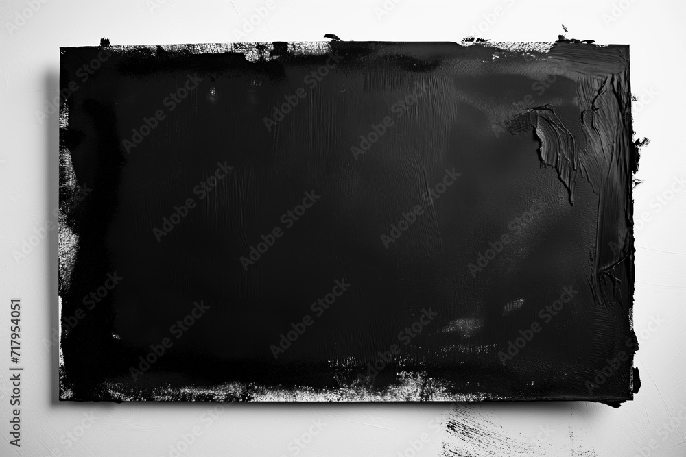 Poster black painted paper canvas. background image. created with generative ai technology