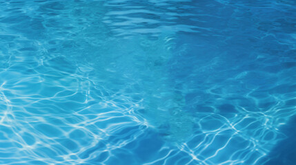 Obraz premium The texture of blue water. clear swimming pool.