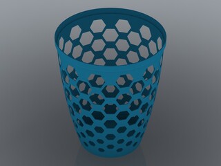 Multi-Purpose Round Basket 25 cm Width 3D print model