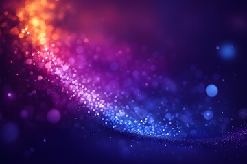 Obraz premium Indigo glow particle 