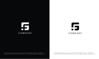 F and G letter logo, business logo,  FG logo vector,f initial logo