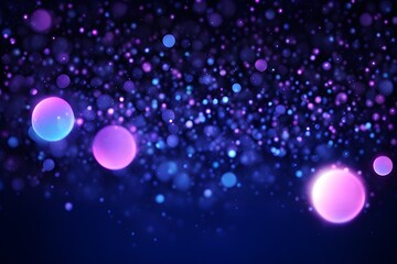 Indigo glow particle 